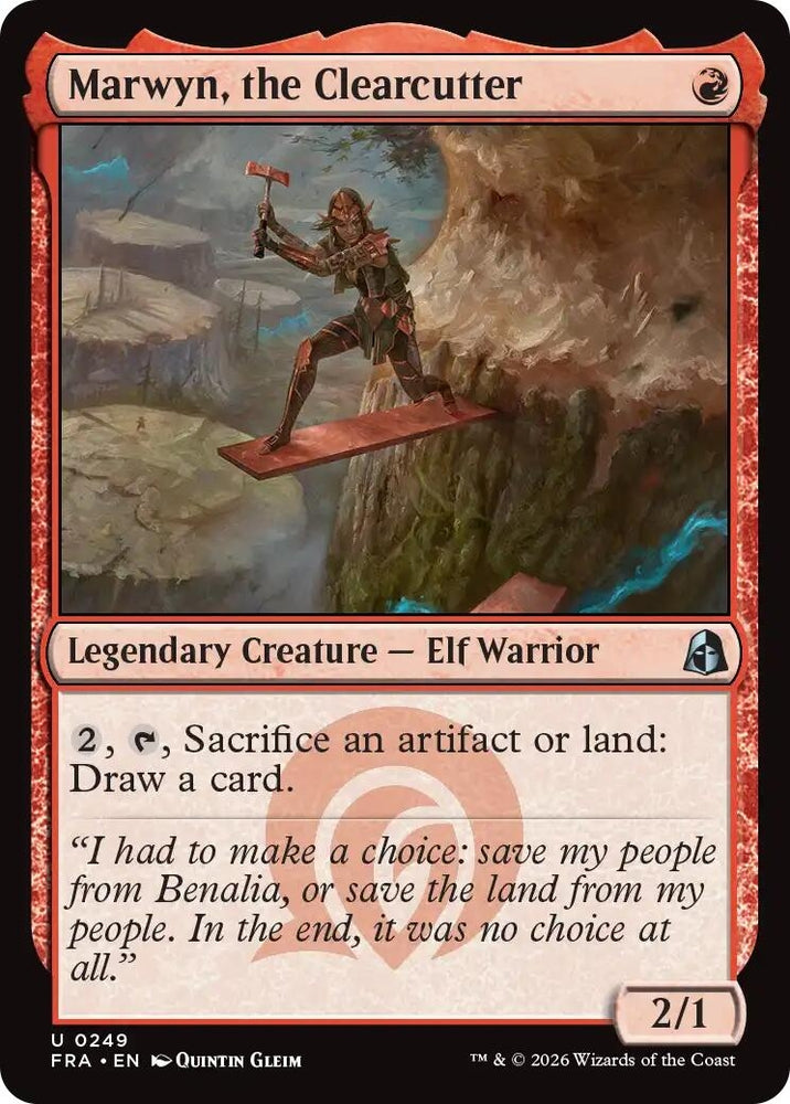 Image for Marwyn, the Clearcutter (249) [Reality Fracture] (FRA) - Magic: The Gathering