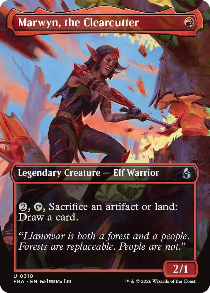 Image for Marwyn, the Clearcutter (Borderless) (310) [Reality Fracture] (FRA) - Magic: The Gathering