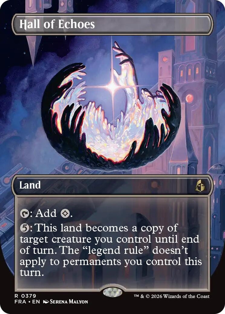 Image for Hall of Echoes (Borderless) (379) [Reality Fracture] (FRA) - Magic: The Gathering