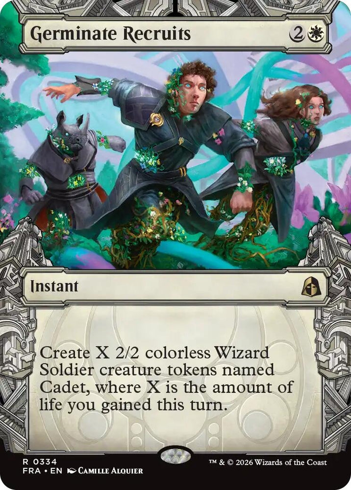 Image for Germinate Recruits (Showcase) (334) [Reality Fracture] (FRA) - Magic: The Gathering
