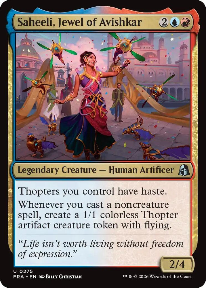 Image for Saheeli, Jewel of Avishkar (275) [Reality Fracture] (FRA) - Magic: The Gathering