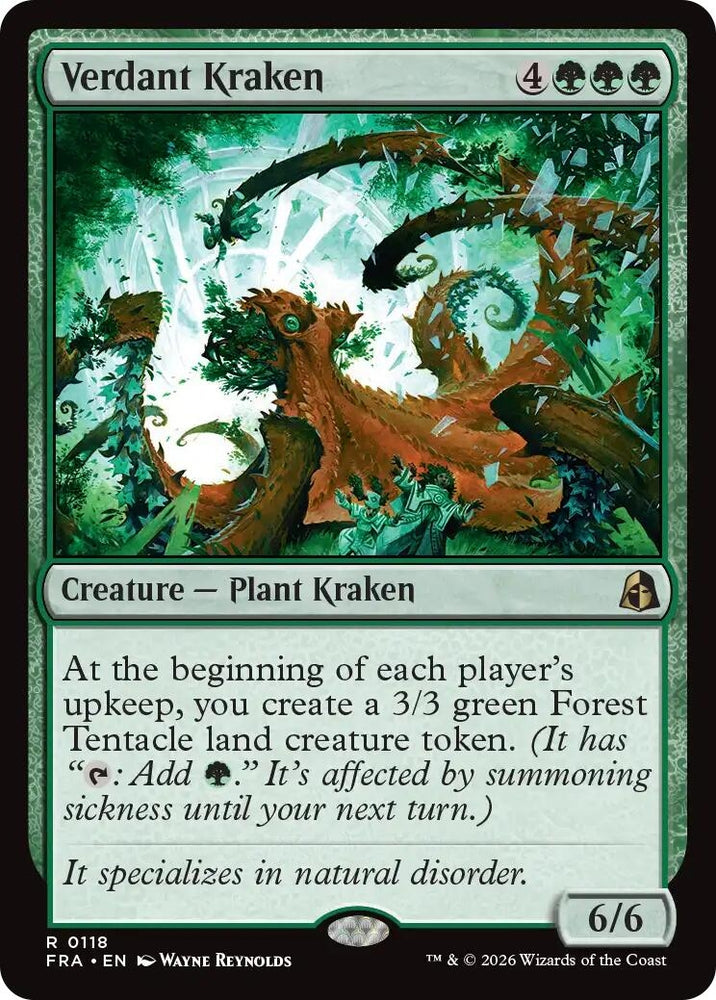 Image for Verdant Kraken (118) [Reality Fracture] (FRA) - Magic: The Gathering