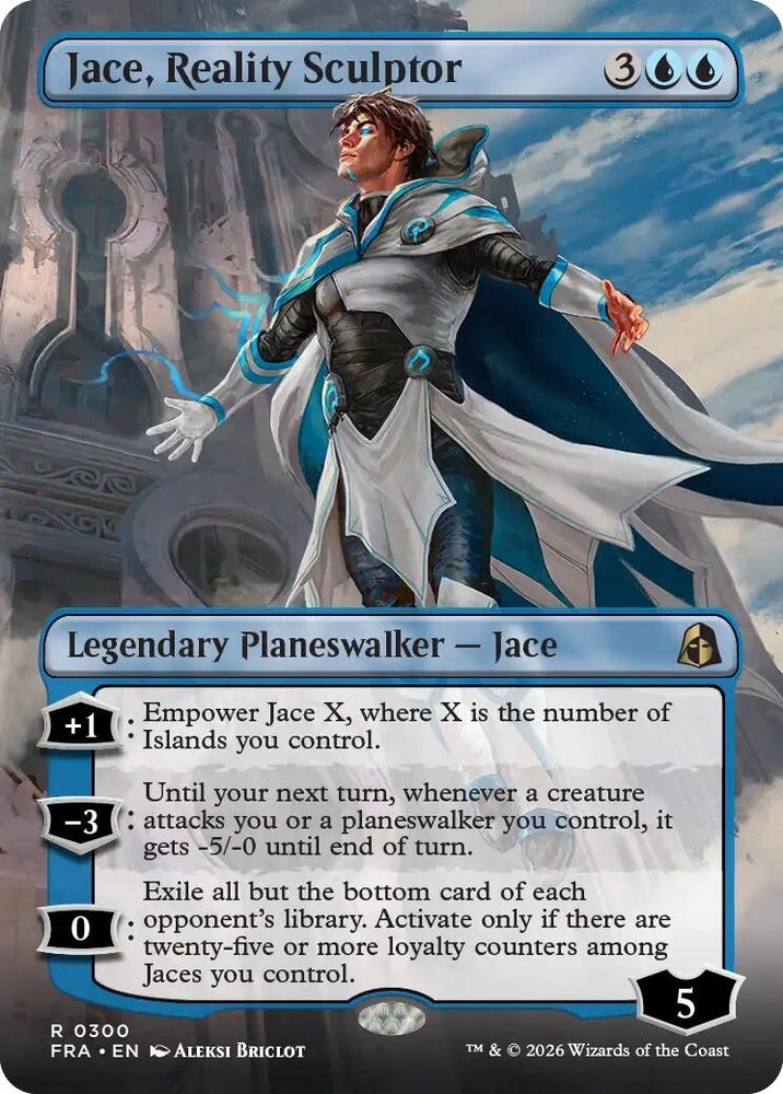 Image for Jace, Reality Sculptor (Borderless) (300) [Reality Fracture] (FRA) - Magic: The Gathering