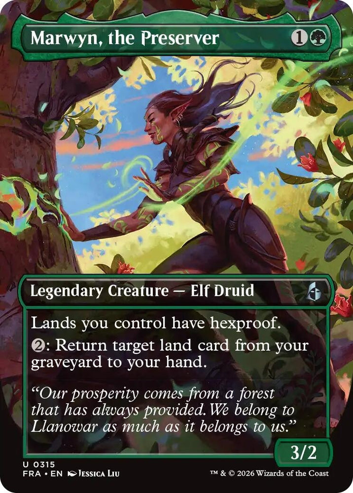 Image for Marwyn, the Preserver (Borderless) (315) [Reality Fracture] (FRA) - Magic: The Gathering