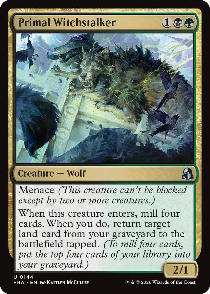 Image for Primal Witchstalker (144) [Reality Fracture] (FRA) - Magic: The Gathering