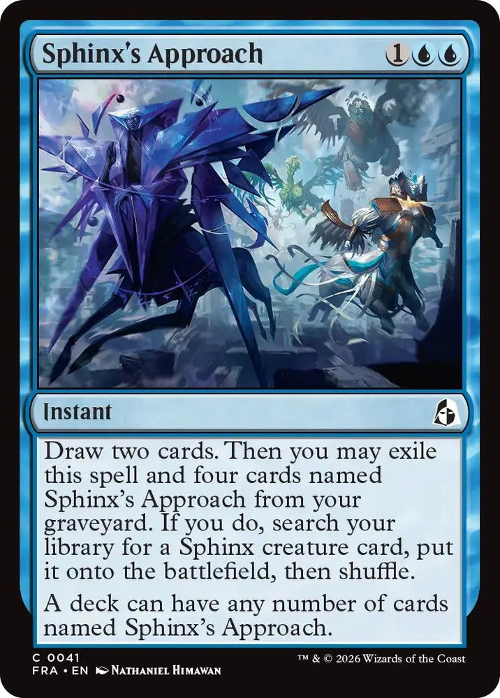 Image for Sphinx's Approach (41) [Reality Fracture] (FRA) - Magic: The Gathering