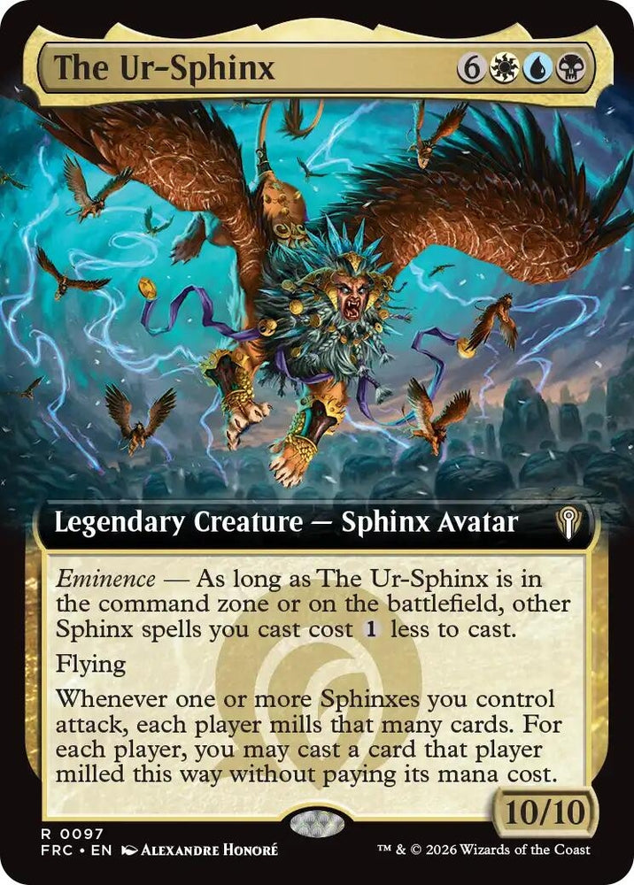Image for The Ur-Sphinx (Extended Art) [Commander: Reality Fracture] (FRC) - Magic: The Gathering