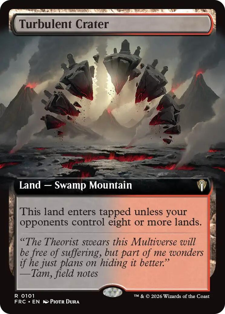 Image for Turbulent Crater (Extended Art) [Commander: Reality Fracture] (FRC) - Magic: The Gathering
