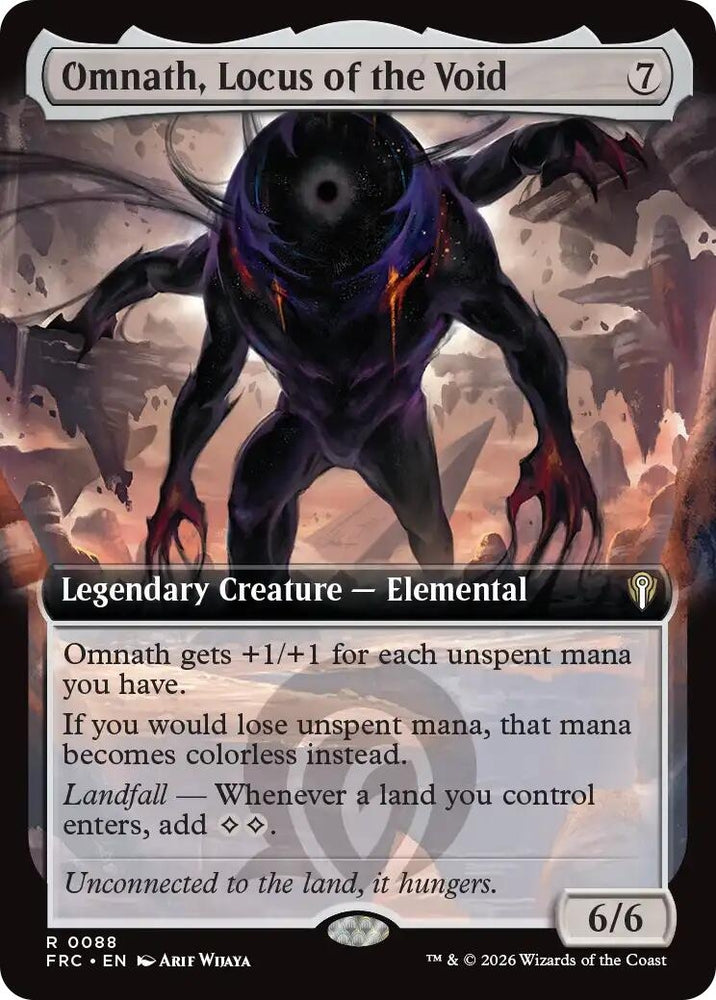 Image for Omnath, Locus of the Void (Extended Art) [Commander: Reality Fracture] (FRC) - Magic: The Gathering