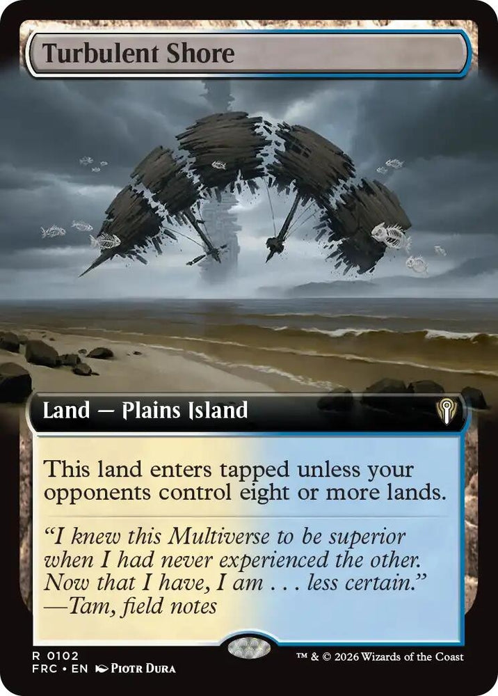 Image for Turbulent Shore (Extended Art) [Commander: Reality Fracture] (FRC) - Magic: The Gathering
