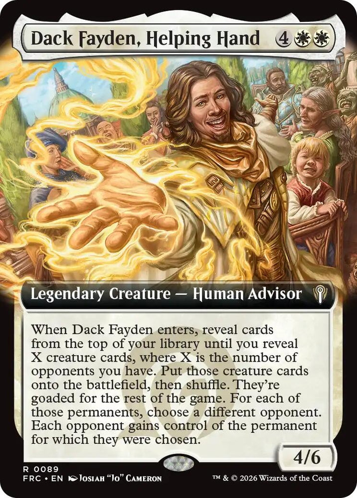 Image for Dack Fayden, Helping Hand (Extended Art) [Commander: Reality Fracture] (FRC) - Magic: The Gathering