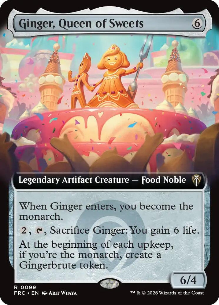 Image for Ginger, Queen of Sweets (Extended Art) [Commander: Reality Fracture] (FRC) - Magic: The Gathering