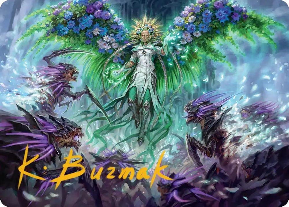 Image for Kindred Judgment Art Card (Gold-Stamped Signature) [Art Series: Reality Fracture] (ASFRA) - Magic: The Gathering