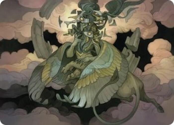 Image for Sphinx of False Conclusions Art Card [Art Series: Reality Fracture] (ASFRA) - Magic: The Gathering