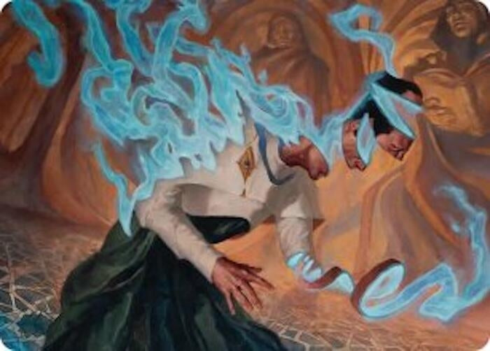 Image for Unsummon Art Card [Art Series: Reality Fracture] (ASFRA) - Magic: The Gathering