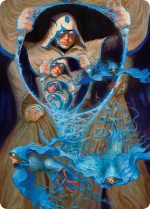 Image for The Theorist, Jace Beleren Art Card [Art Series: Reality Fracture] (ASFRA) - Magic: The Gathering