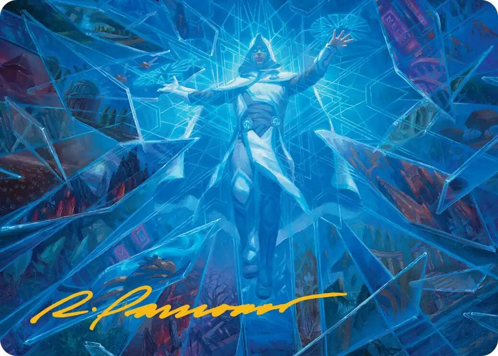 Image for Overwrite the Multiverse Art Card (Gold-Stamped Signature) [Art Series: Reality Fracture] (ASFRA) - Magic: The Gathering