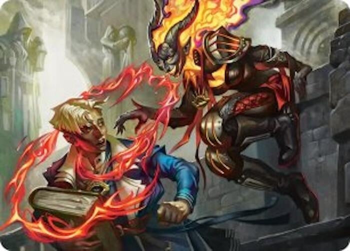 Image for Hallway Heckler Art Card [Art Series: Reality Fracture] (ASFRA) - Magic: The Gathering