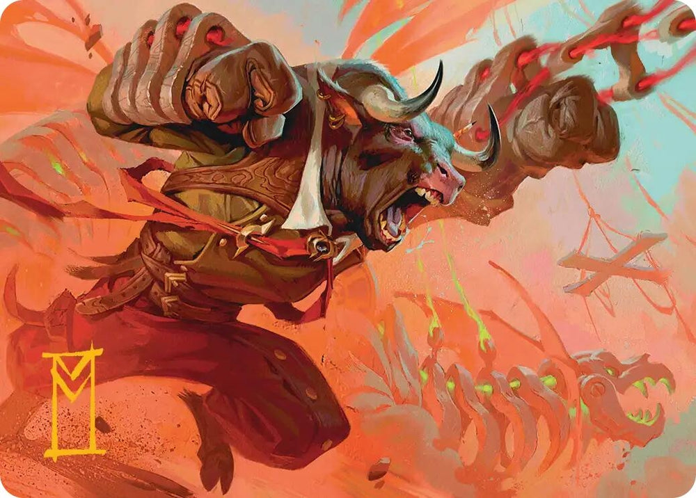 Image for Tether Technician Art Card (Gold-Stamped Signature) [Art Series: Reality Fracture] (ASFRA) - Magic: The Gathering