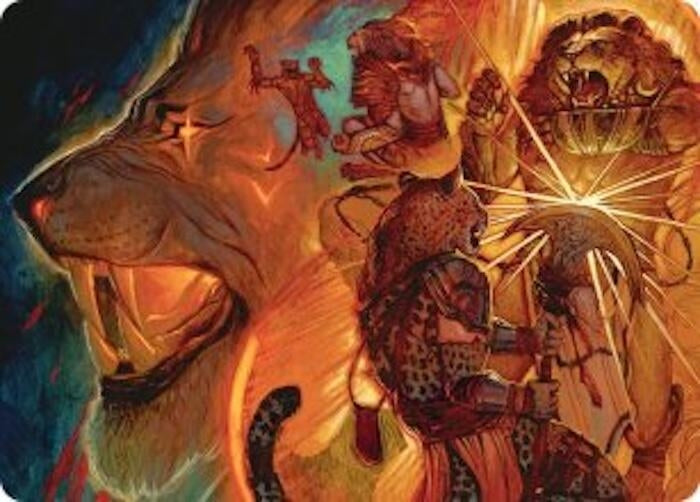 Image for Way of the Warlord Art Card [Art Series: Reality Fracture] (ASFRA) - Magic: The Gathering