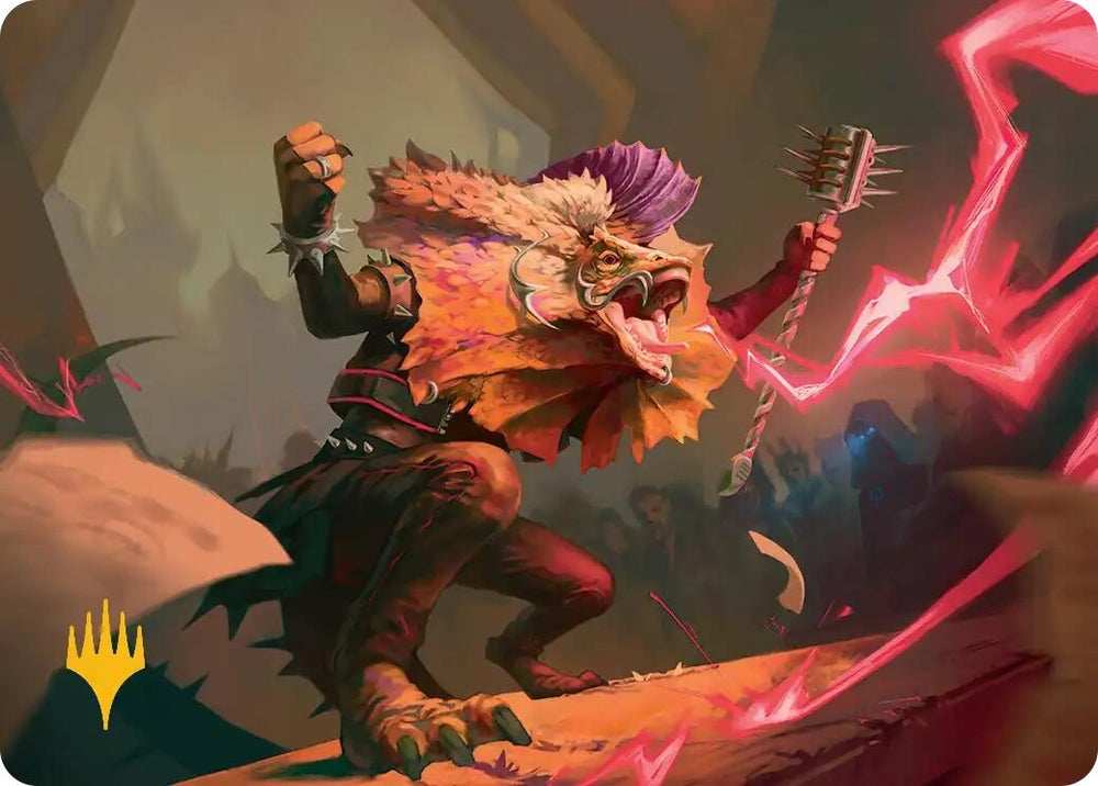 Image for Master of Barbs Art Card (Gold-Stamped) [Art Series: Reality Fracture] (ASFRA) - Magic: The Gathering