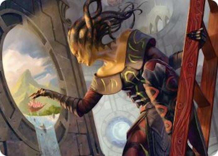 Image for Something Worth Saving Art Card [Art Series: Reality Fracture] (ASFRA) - Magic: The Gathering