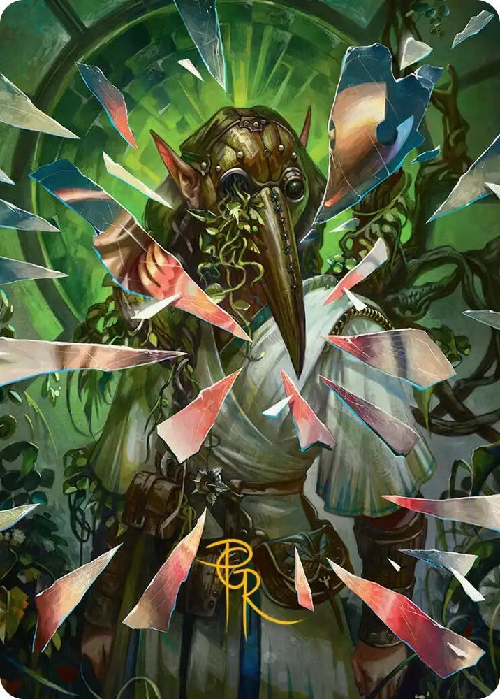 Image for Simulacrum Shaper Art Card (Gold-Stamped Signature) [Art Series: Reality Fracture] (ASFRA) - Magic: The Gathering