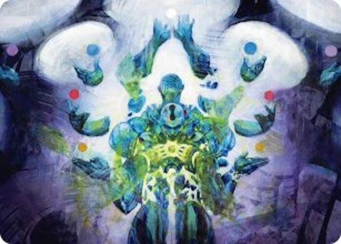 Image for Avatar of Burgeoning Echoes Art Card [Art Series: Reality Fracture] (ASFRA) - Magic: The Gathering