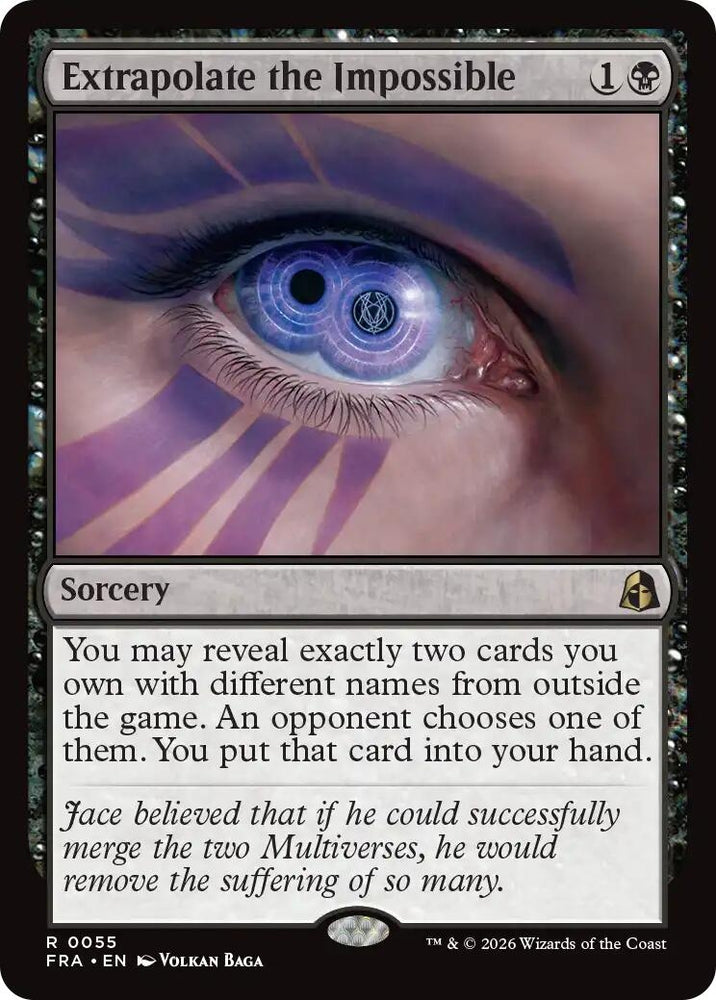 Image for Extrapolate the Impossible (55) [Reality Fracture] (FRA) - Magic: The Gathering