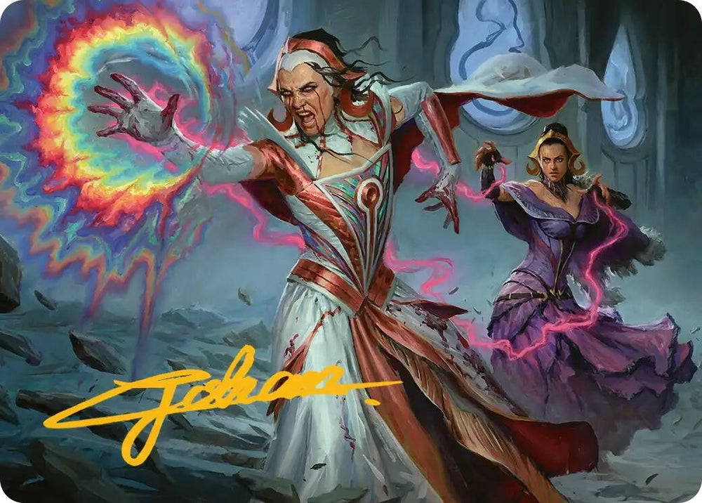 Image for Vindictive Triumph Art Card (Gold-Stamped Signature) [Art Series: Reality Fracture] (ASFRA) - Magic: The Gathering