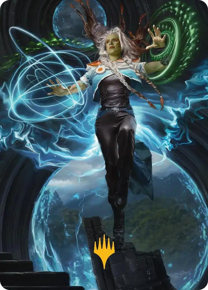 Image for Tam, the Possibility Art Card (Gold-Stamped) [Art Series: Reality Fracture] (ASFRA) - Magic: The Gathering