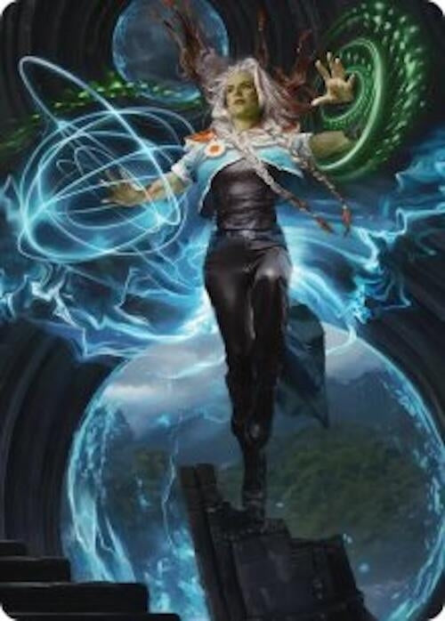 Image for Tam, the Possibility Art Card [Art Series: Reality Fracture] (ASFRA) - Magic: The Gathering