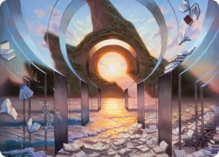 Image for Deserted Beach Art Card [Art Series: Reality Fracture] (ASFRA) - Magic: The Gathering
