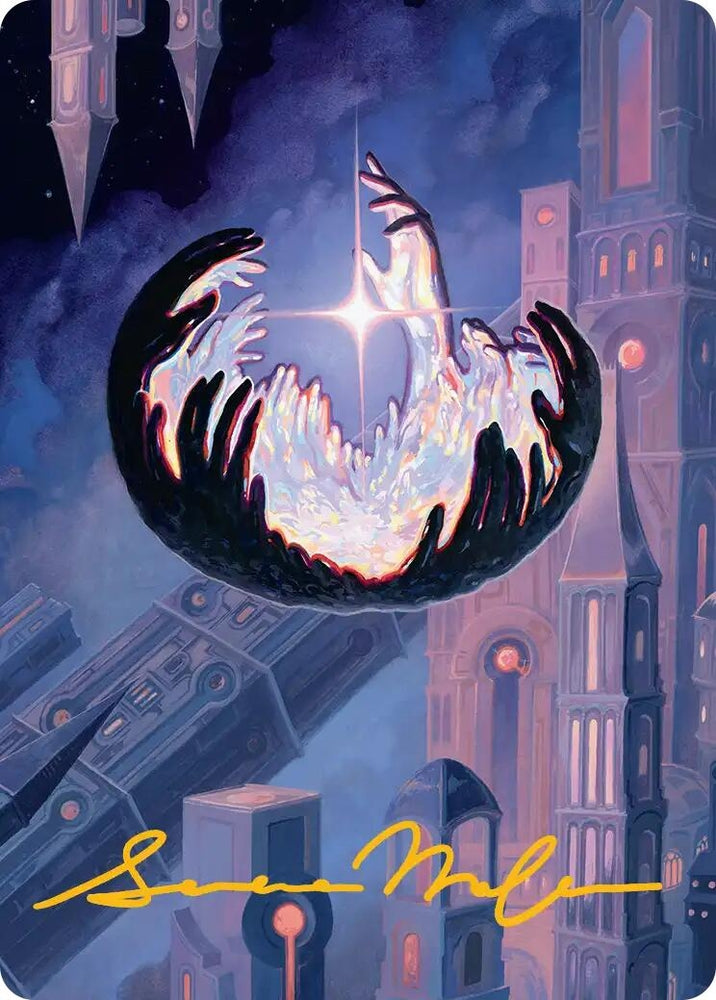Image for Hall of Echoes Art Card (Gold-Stamped Signature) [Art Series: Reality Fracture] (ASFRA) - Magic: The Gathering