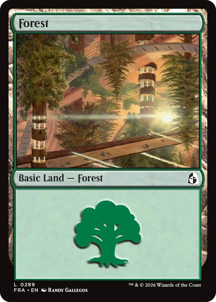 Image for Forest (0289) (289) [Reality Fracture] (FRA) - Magic: The Gathering