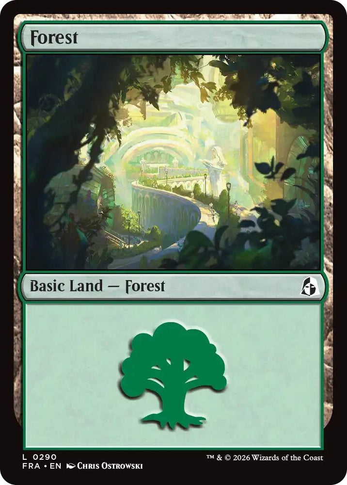 Image for Forest (0290) (290) [Reality Fracture] (FRA) - Magic: The Gathering