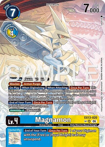 Image for Magnamon (SP) [Chivalrous XIII] (EX-13) - Digimon Card Game