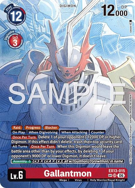 Image for Gallantmon (SP) [Chivalrous XIII] (EX-13) - Digimon Card Game