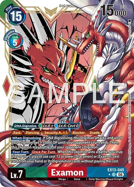 Image for Examon (Alternate Art) [Chivalrous XIII] (EX-13) - Digimon Card Game