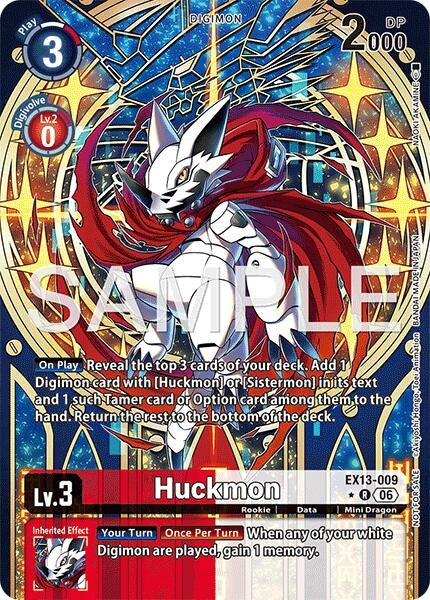 Image for Huckmon (Extended Art) [Chivalrous XIII] (EX-13) - Digimon Card Game