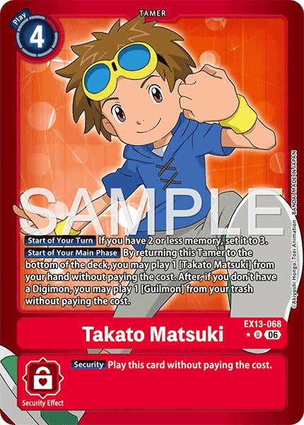 Image for Takato Matsuki (Limited Foil) [Chivalrous XIII] (EX-13) - Digimon Card Game