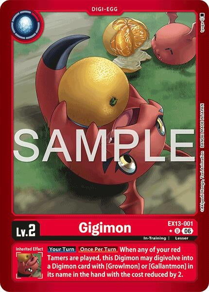 Image for Gigimon (Limited Foil) [Chivalrous XIII] (EX-13) - Digimon Card Game