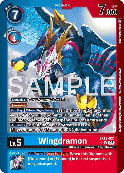 Image for Wingdramon (Limited Foil) [Chivalrous XIII] (EX-13) - Digimon Card Game