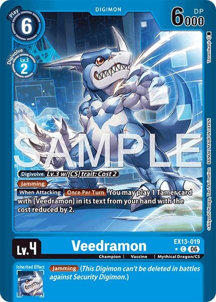 Image for Veedramon (Limited Foil) [Chivalrous XIII] (EX-13) - Digimon Card Game