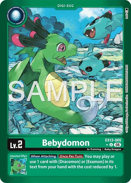 Image for Bebydomon (Limited Foil) [Chivalrous XIII] (EX-13) - Digimon Card Game