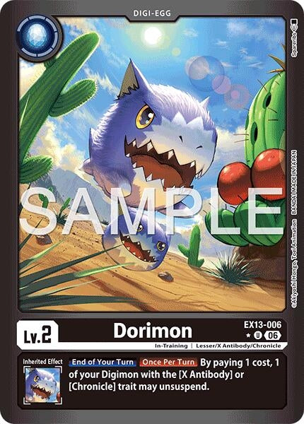 Image for Dorimon (Limited Foil) [Chivalrous XIII] (EX-13) - Digimon Card Game