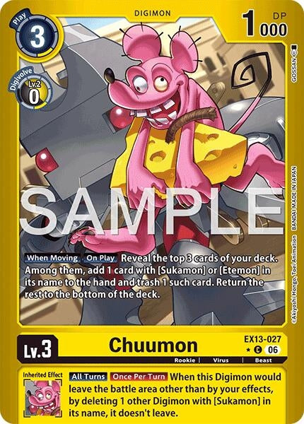 Image for Chuumon (Limited Foil) [Chivalrous XIII] (EX-13) - Digimon Card Game