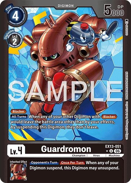 Image for Guardromon (Limited Foil) [Chivalrous XIII] (EX-13) - Digimon Card Game
