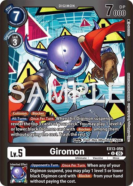Image for Giromon (Limited Foil) [Chivalrous XIII] (EX-13) - Digimon Card Game