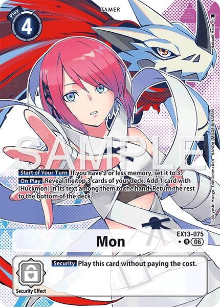 Image for Mon (Alternate Art) [Chivalrous XIII] (EX-13) - Digimon Card Game